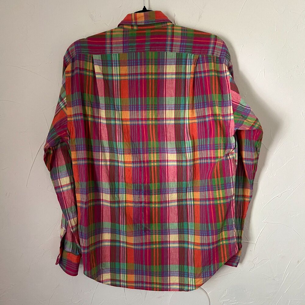 Ralph Lauren Pink Multi Plaid Button-Down Shirt - Picture 11 of 11